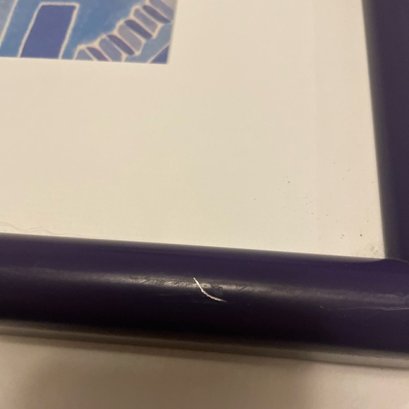 Framed silk screen from Mykonos, Greece. 1993 - Picture 9 of 9